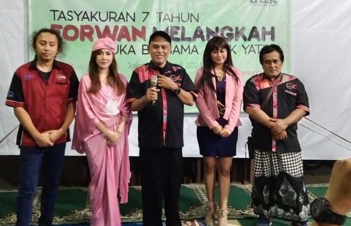 Doa dan Harapan Velline Chu di HUT ke-7 Forum Wartawan Hiburan Indonesia