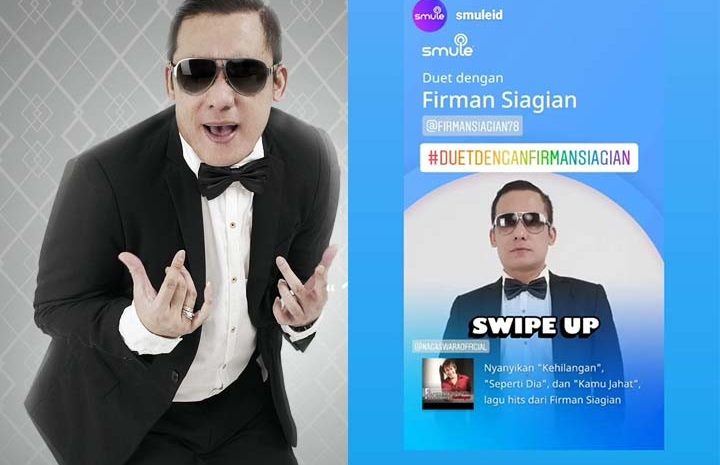 Firman Siagian Berselancar di Aplikasi Smule lewat Lagu-lagu Hitsnya