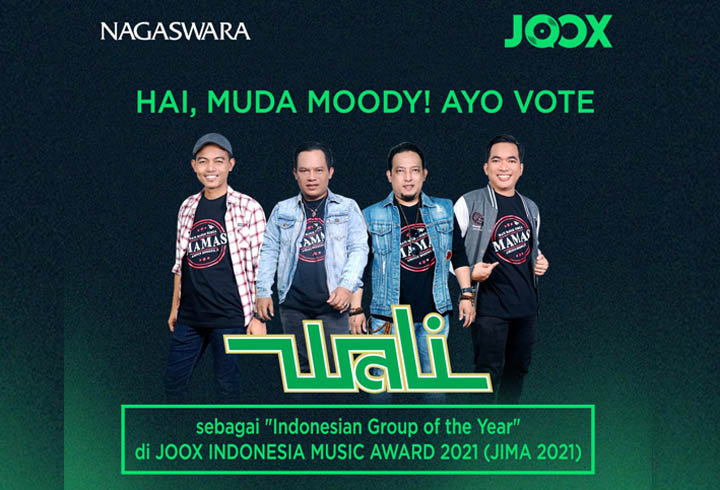 JOOX!!! Ayo, Dukung Wali Band Jadi Indonesian Group Of The Year